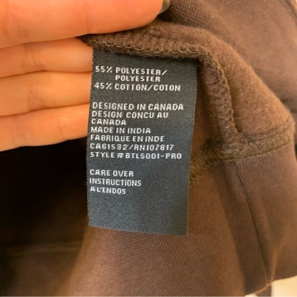 Brunette The Label Core Crew BLONDE French Press Brown XS/S NWT - Picture 5 of 11